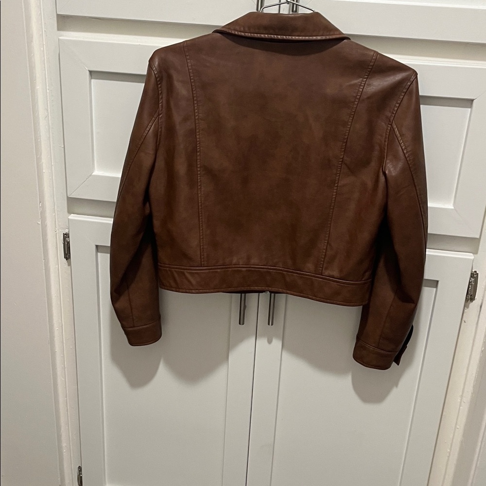 Rachel Brown vegan Leather Jacket! - Picture 3 of 4